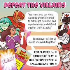 Genius Games Outnumbered hero minis ready for teamwork and strategy.
