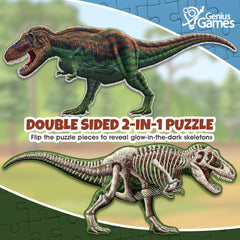 Genius Games double-sided design offers varied learning and play options.