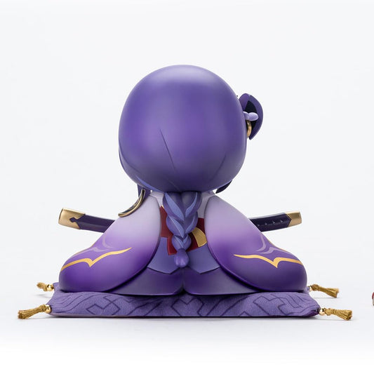 Genshin Impact Narukami Ogosho statue with lightning detail ideal for collectible display.