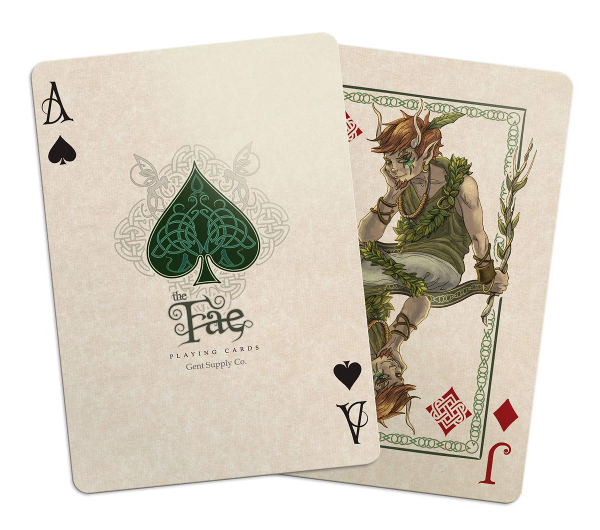 GENT SUPPLY CO Bicycle Creatures of The FAE deck front artwork for immersive fae storytelling