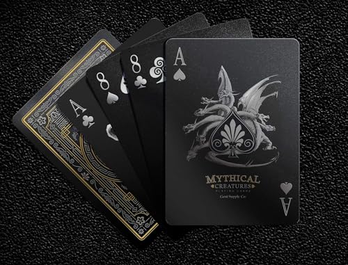 GENT SUPPLY CO Mythical Creatures playing cards gift-ready packaging for collectors and game nights.