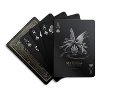 GENT SUPPLY CO Mythical Creatures playing cards gold-foil box elevates gifting and display.
