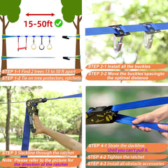 Gentle Booms Sports Ninja Warrior arm trainer supports arm control during dynamic routes.