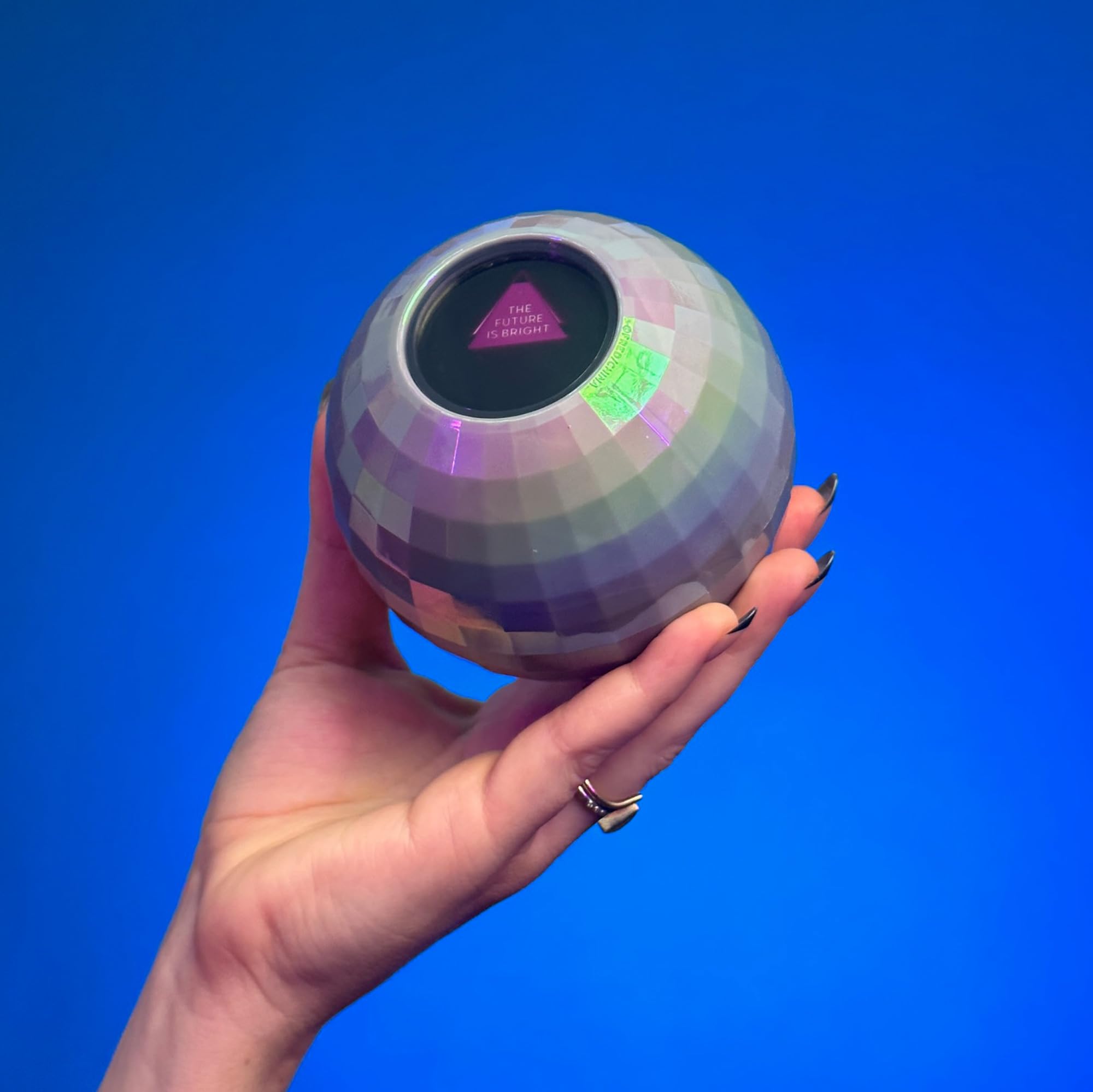 Genuine Fred Wonderball measures 3.9 inches for palm-sized use