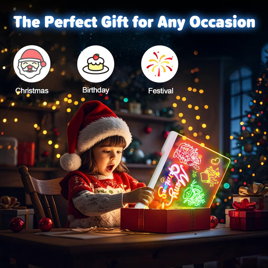 Geokay LED board offers seven color modes for personalized neon artwork