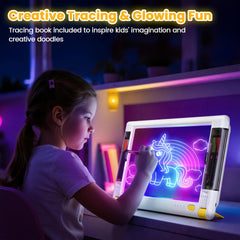 Geokay Lumiboard 9-neon-modes provide versatile color options for art