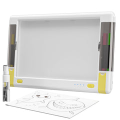Geokay Lumiboard magnetic-pen-storage keeps markers organized during play