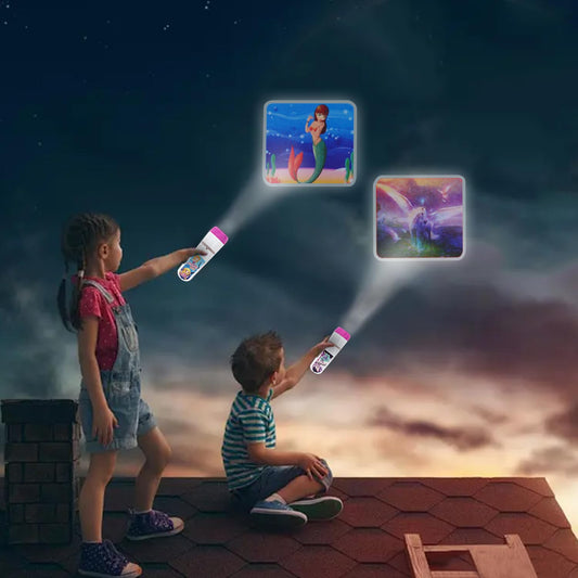 Georgie Porgy Mermaid projection torch lighting ceiling scenes for calm nighttime storytelling