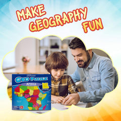 GeoToys GeoPuzzle country-shaped pieces teaching geography through play
