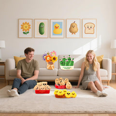 GERBIT Cozy Paddler duck plush evokes calm focus and cozy desk ambiance.