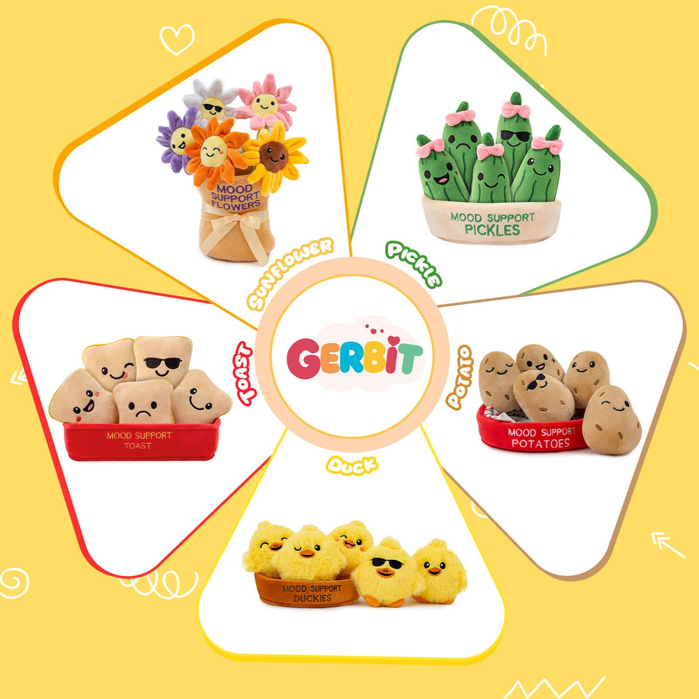 GERBIT Daring Diver duck plush inspires imaginative play and desk focus relief.