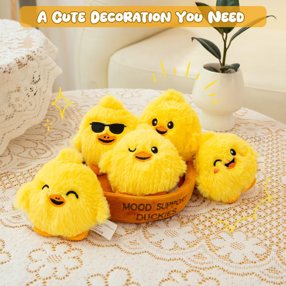 GERBIT Sunny Swimmer duck plush showcases personality for cuddles.
