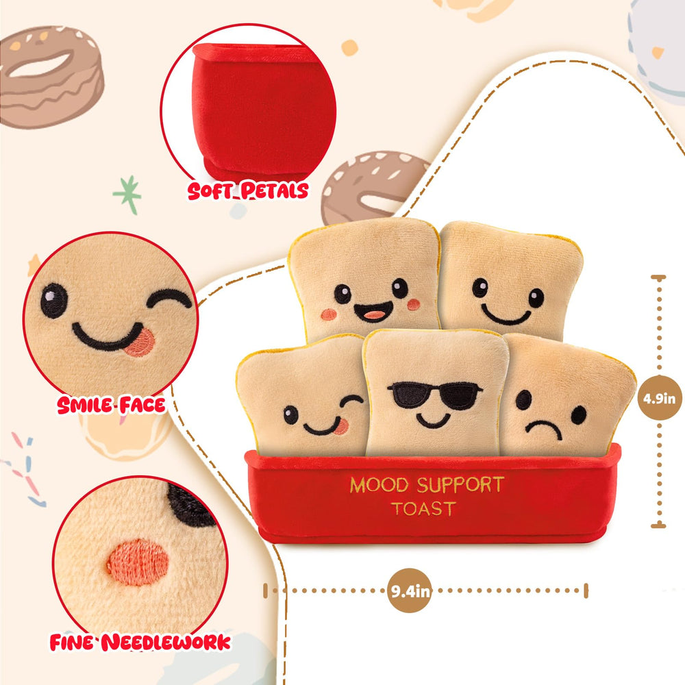 GERBIT mood bread slices in a basket closeup—friendly textures and cheerful design.