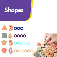 GeroCrew Montessori toy set supports early math, color recognition, and creativity.