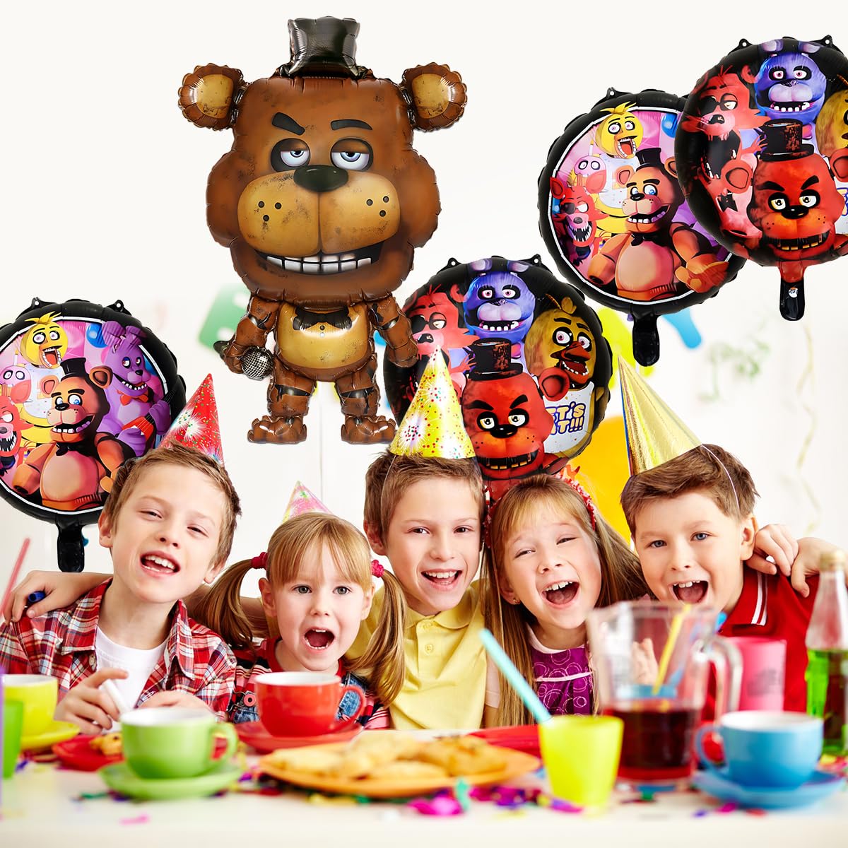 GeRRiT Five Nights at Freddys foil balloon set enhances party photos and memories
