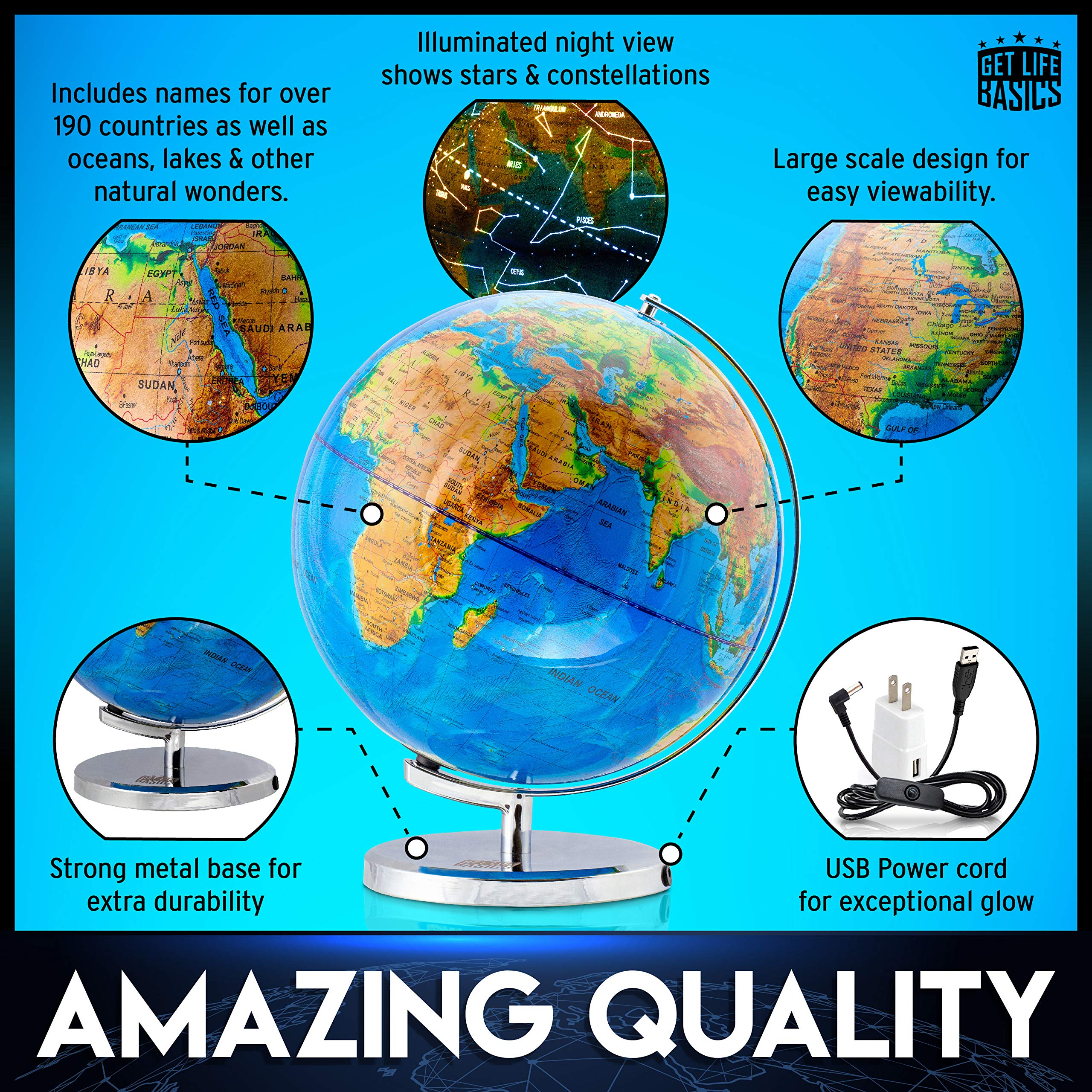 Get Life Basics educational geography globe daytime view