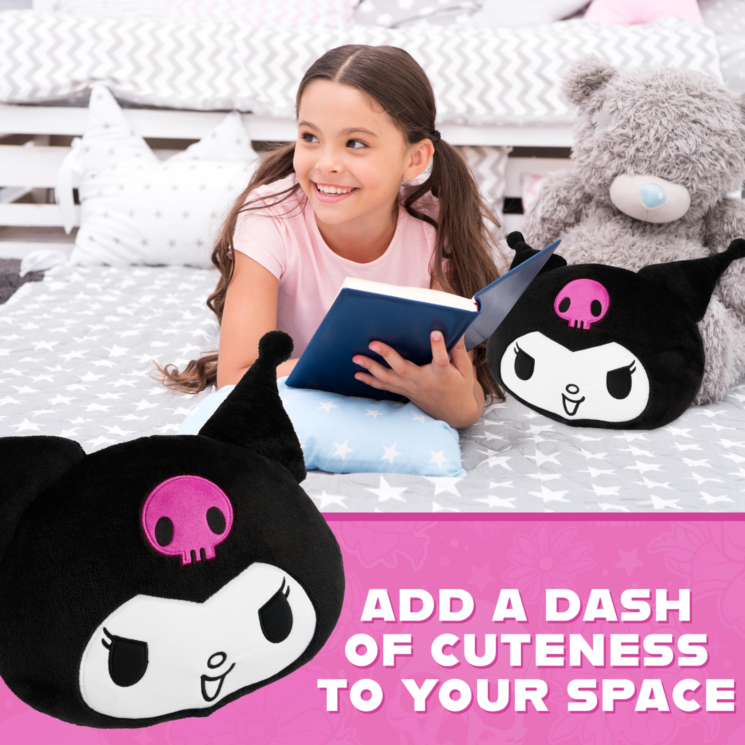 Get Trend Hello Kitty Sanrio plush cushion pillow featuring Cinnamoroll for soft decor.
