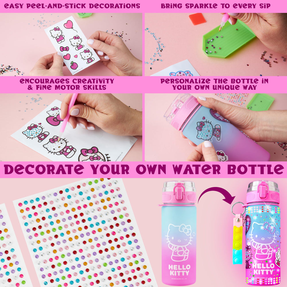 Get Trend Hello Kitty gemstone stickers add sparkle to hydration