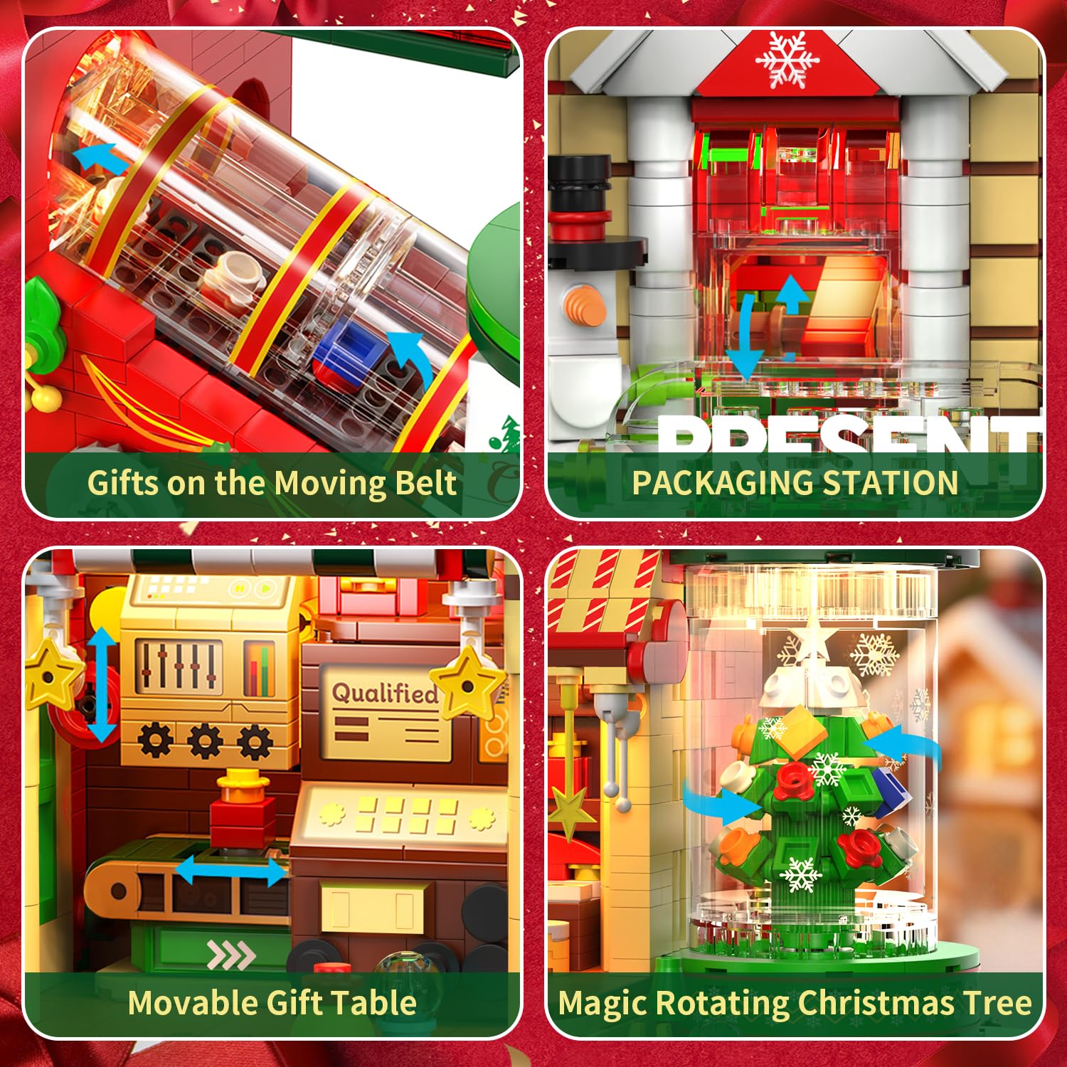 GEVINST Christmas factory-building-set-joystick-movement highlights hands-on play and kinetic fun