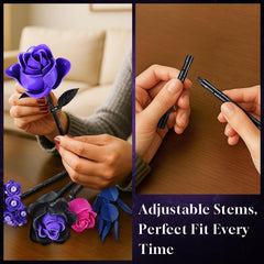 GEVINST customizable rose bouquet allows adjustable petals and stems for different arrangements.