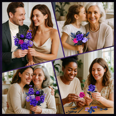GEVINST gift idea for birthdays or Valentines Day with lasting artificial blooms.