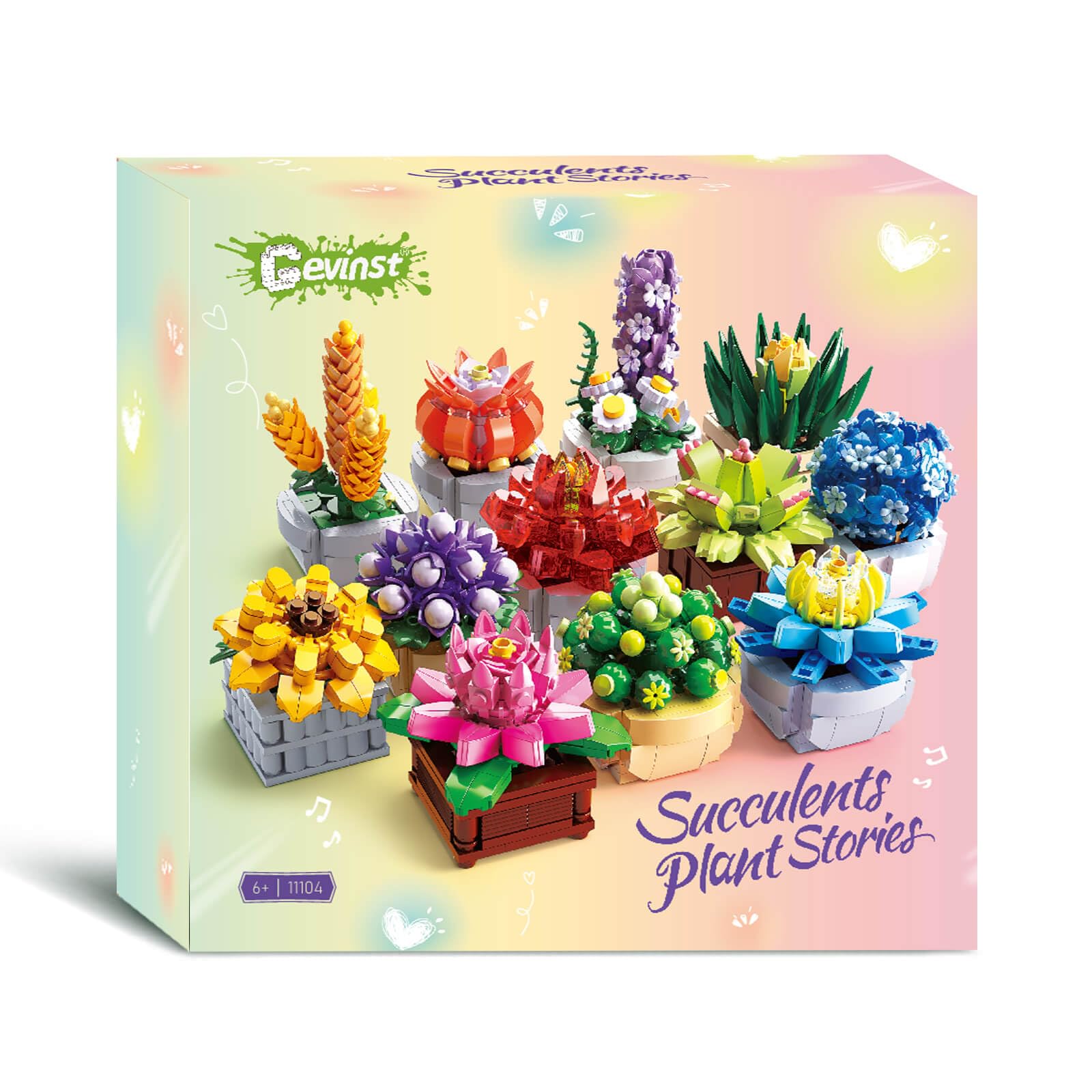 GEVINST succulents tabletop centerpiece creates a focal point on coffee tables