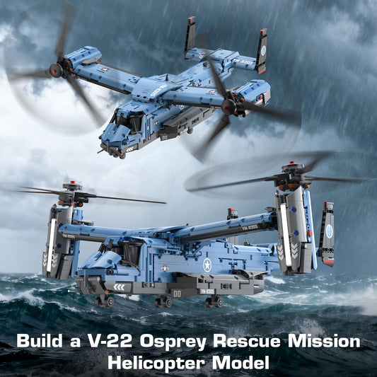 GEVINST V-22 Osprey cockpit detail highlights realistic two-seat layout.