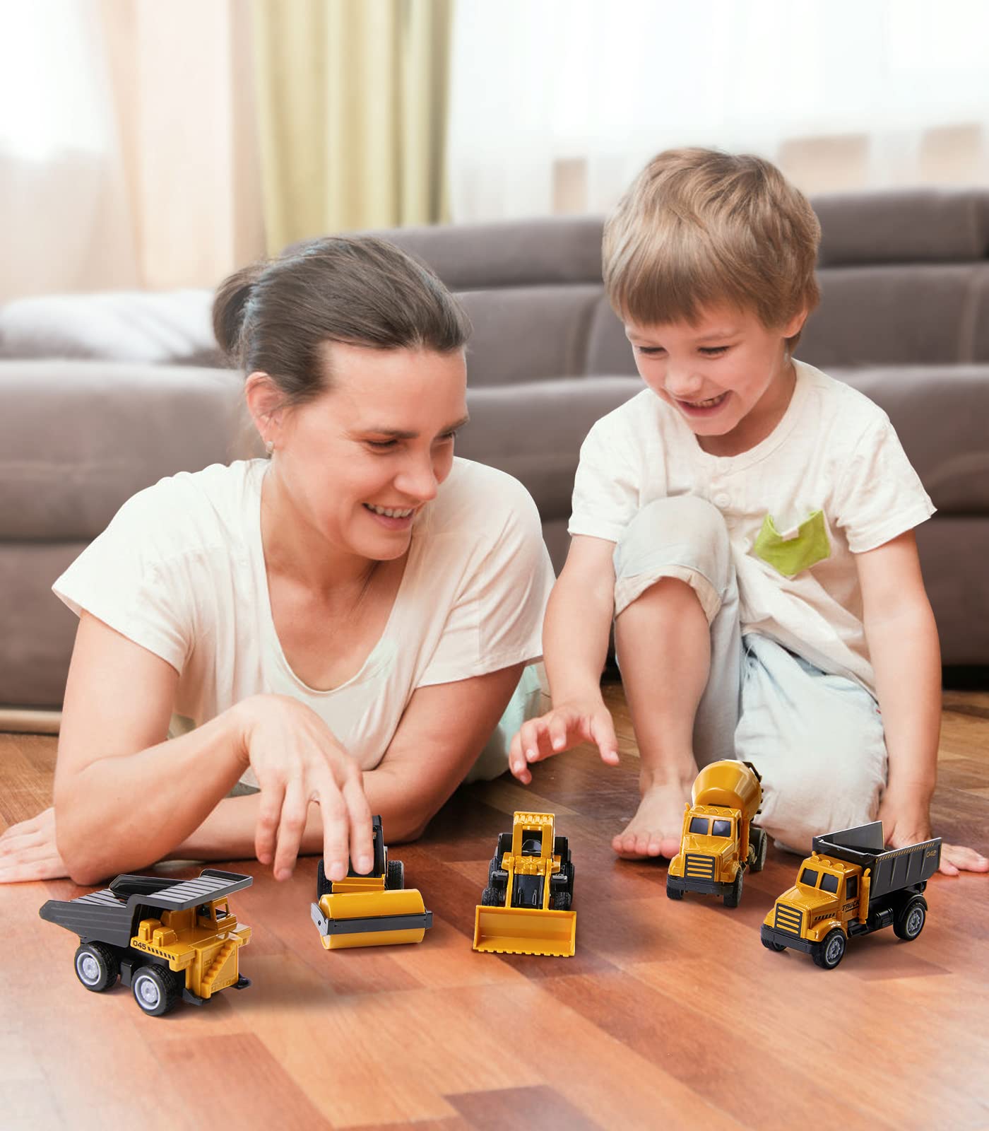 Geyiie crane diecast toy enabling tall builds and storytelling