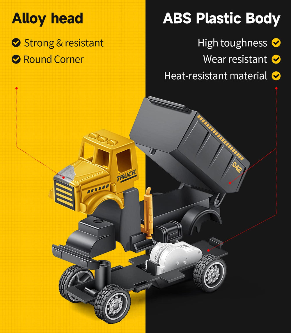 Geyiie excavator diecast toy promoting imaginative digging and motor skills