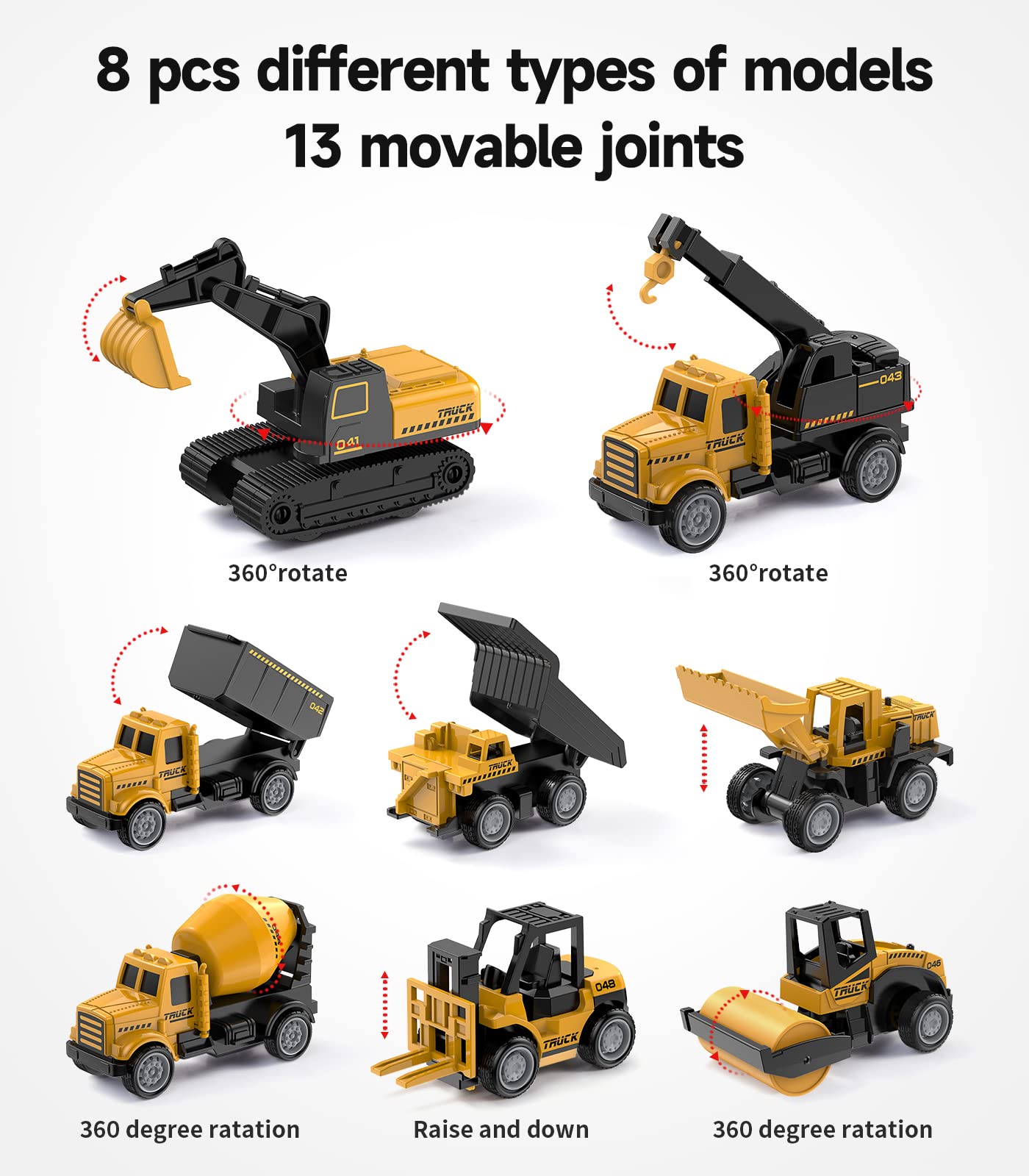 Geyiie road roller diecast toy supports sensory play and motor practice