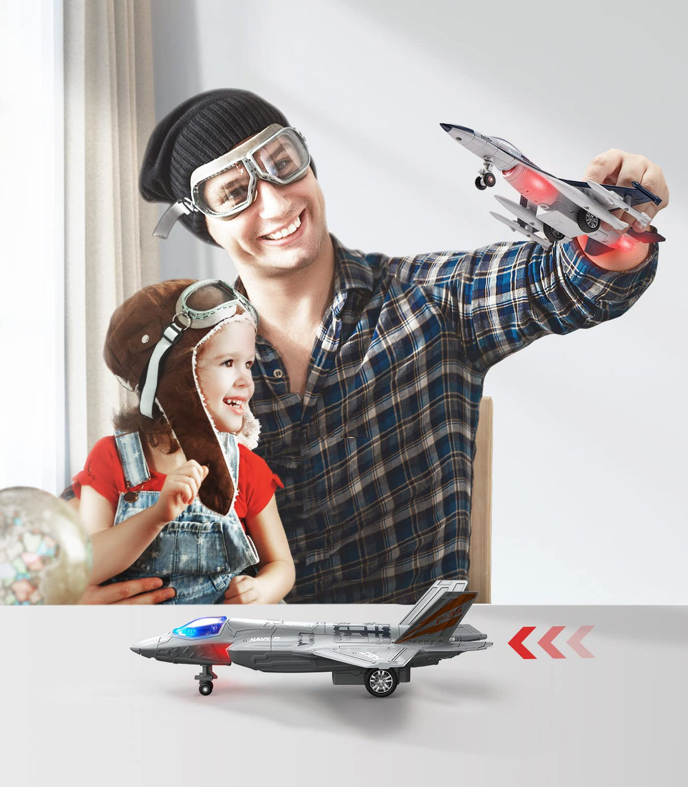 Geyiie gift-ready fighter jet toy for kids' birthdays.