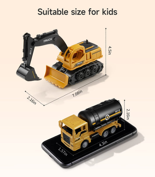 Geyiie bulldozer toy with smooth edges for safe outdoor digging