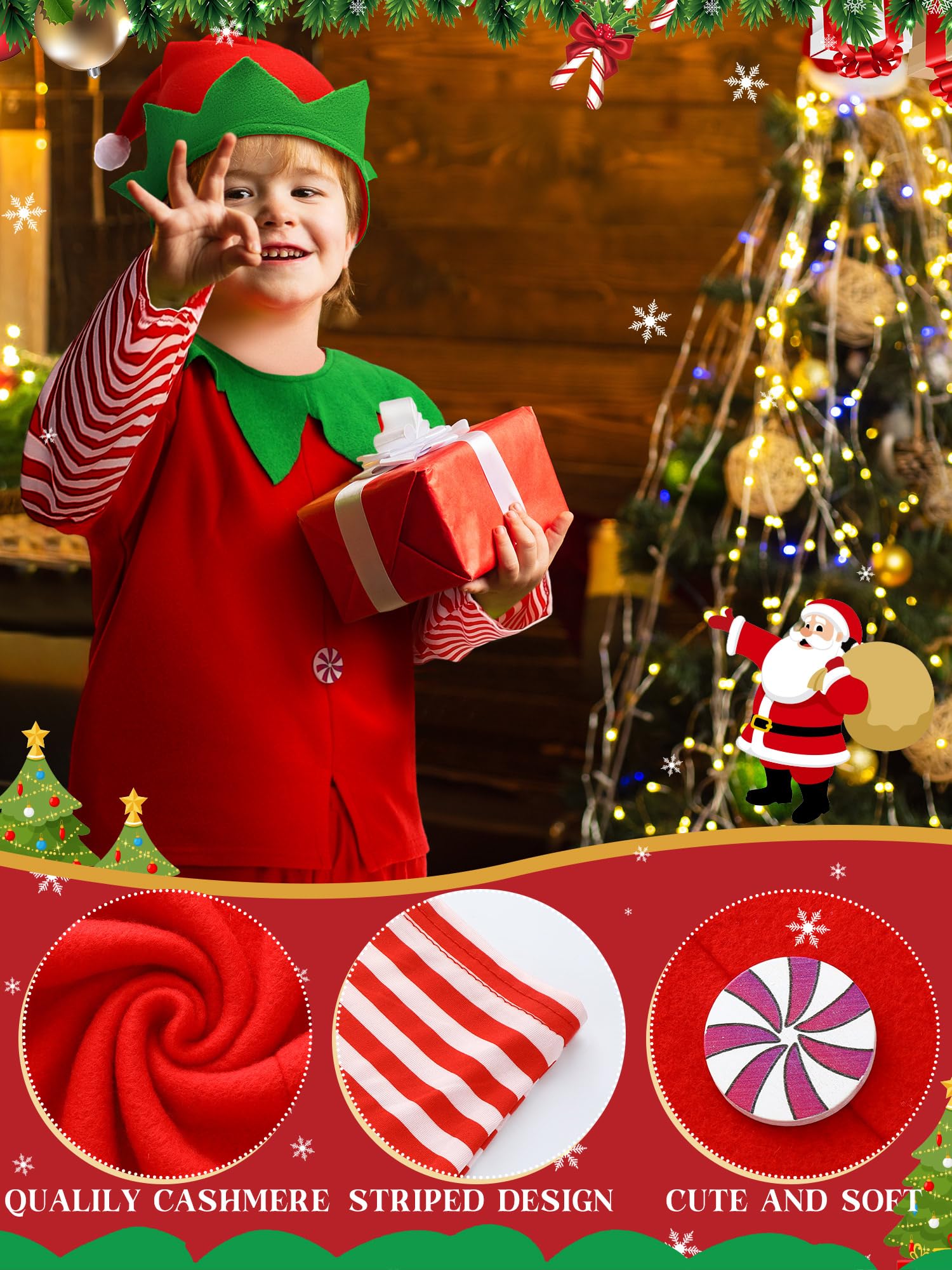Geyoga Elf Shoes in red provide finishing touch for playful holiday looks.