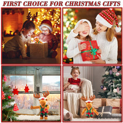 Gfilay Christmas decor Rudolph brings cheerful, family-friendly ambiance.