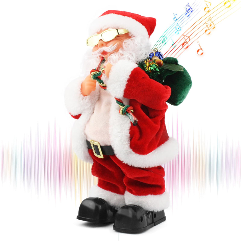Gfilay Electric Santa belly shake display for lively holiday mood
