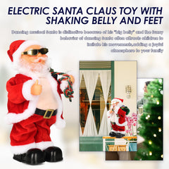 Gfilay Musical Santa on window decor with festive melody
