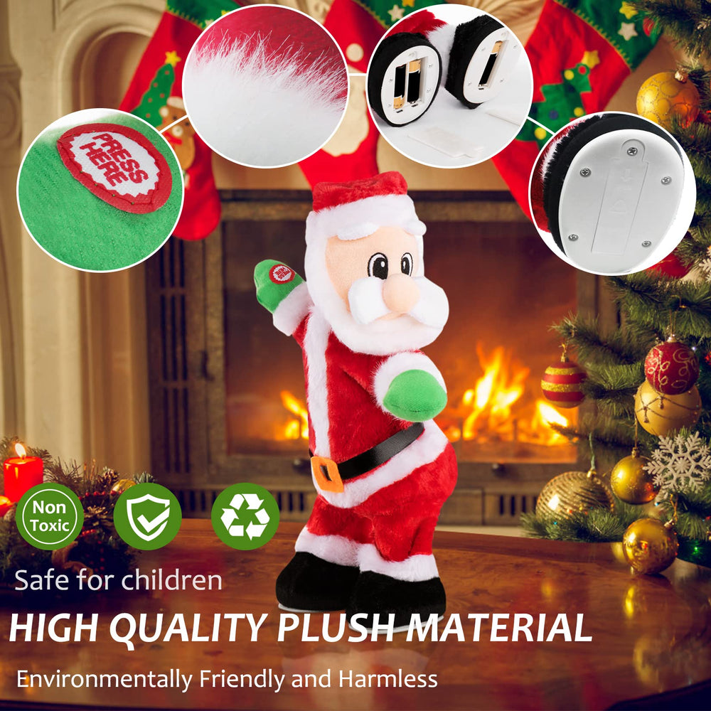 Gfilay Santa arm-dance captures attention with flexible, entertaining movement.