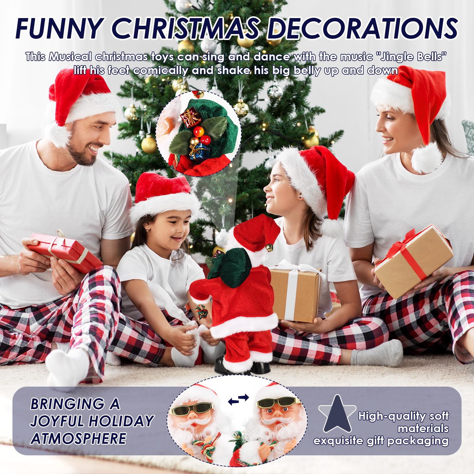Gfilay Santa gift box packaging enhances gifting appeal