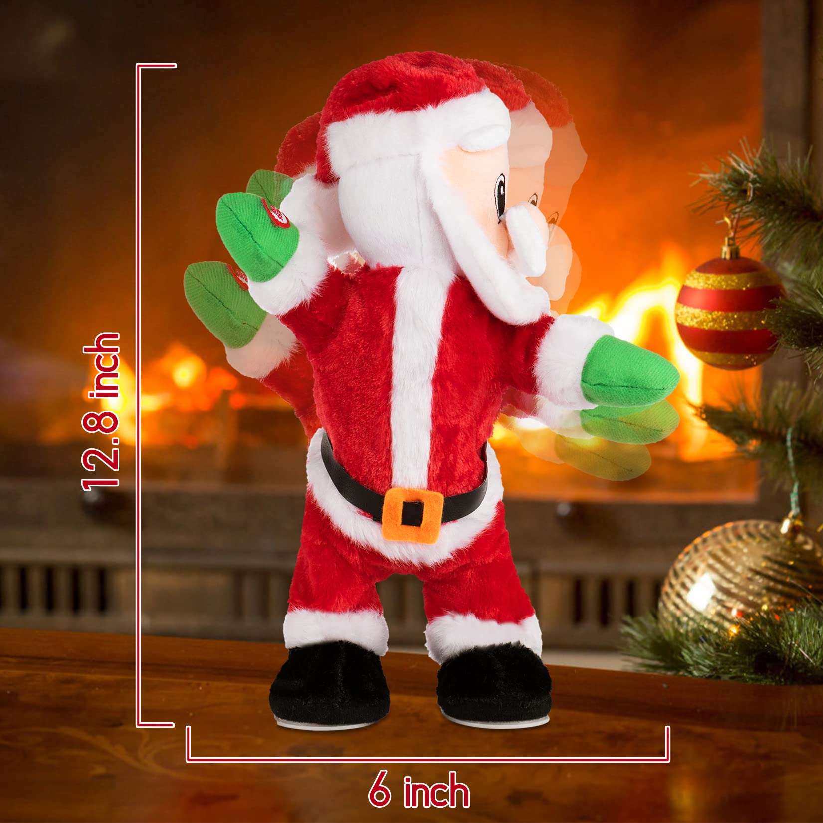 Gfilay Santa hips-wiggle brings lighthearted fun to celebrations.