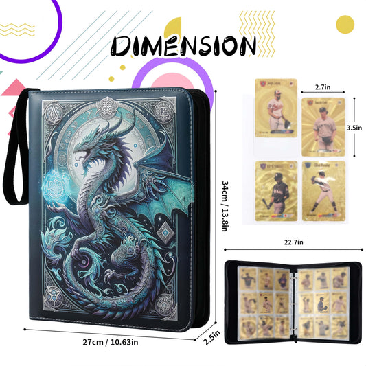 GGGLOVE binder pages with 50 removable sleeves for up to 900 cards.