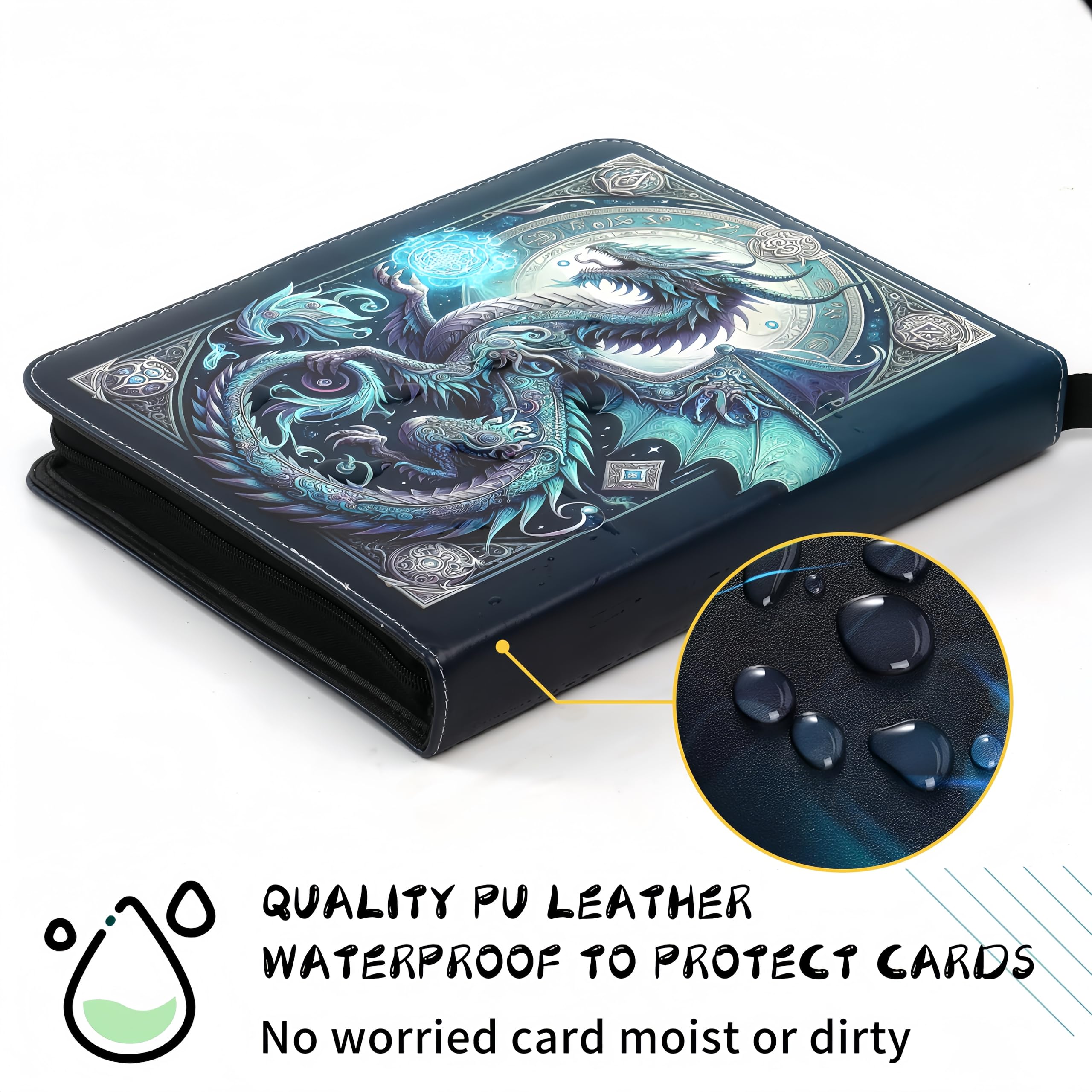 GGGLOVE zippered reinforced edges keep cards safe during travel.