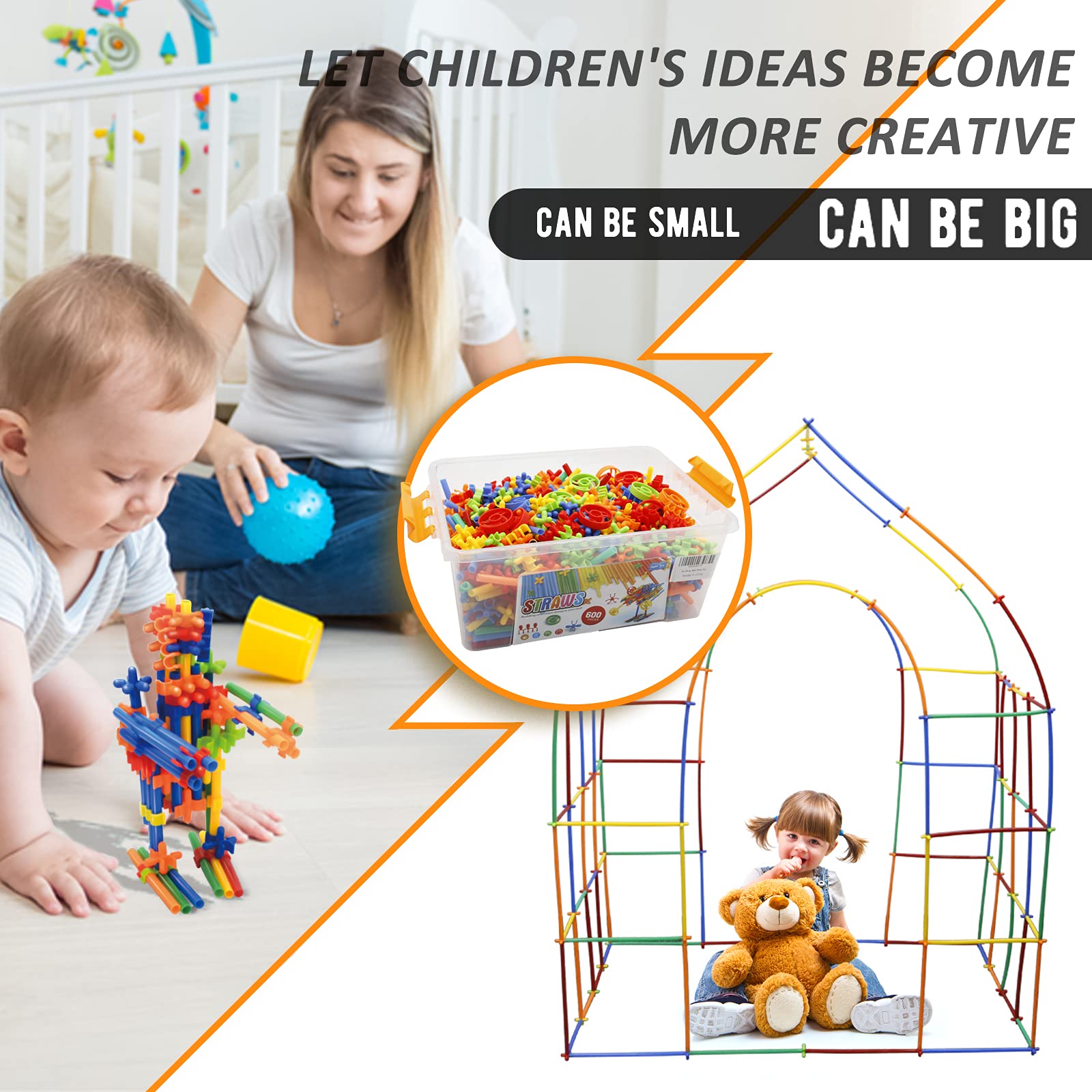 Ggiibro kids-building-airplane-model shows versatile structures