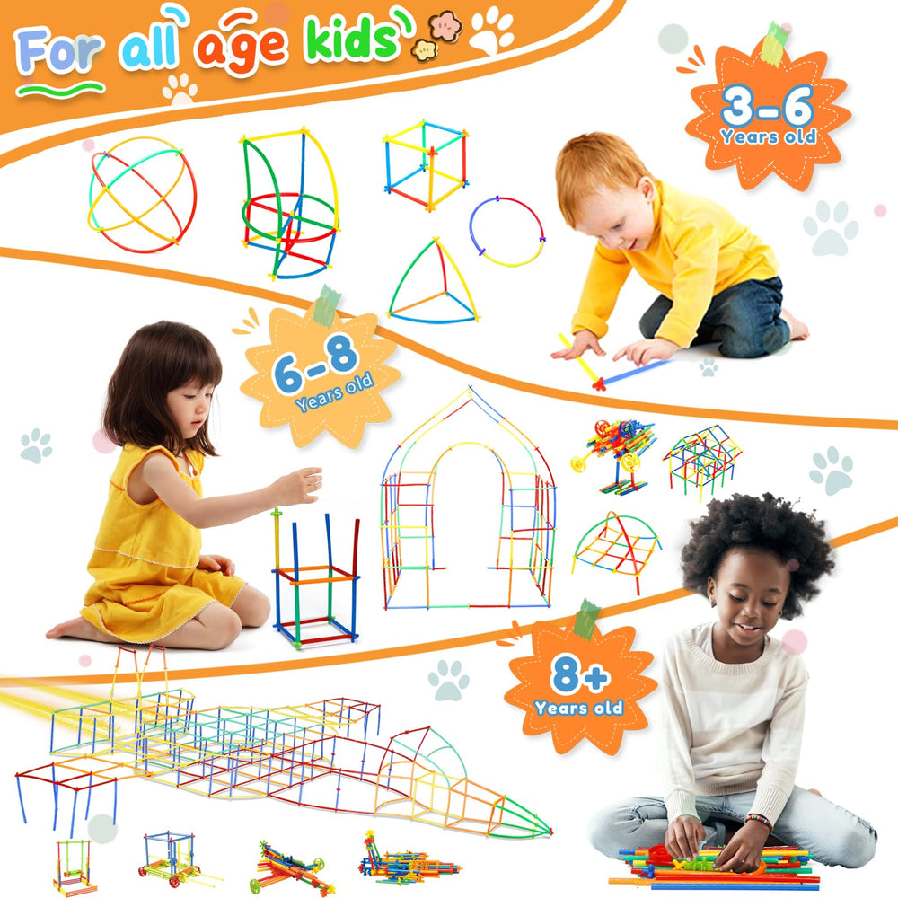 Ggiibro Straw Constructor cars showcase modular play for engineering exploration.