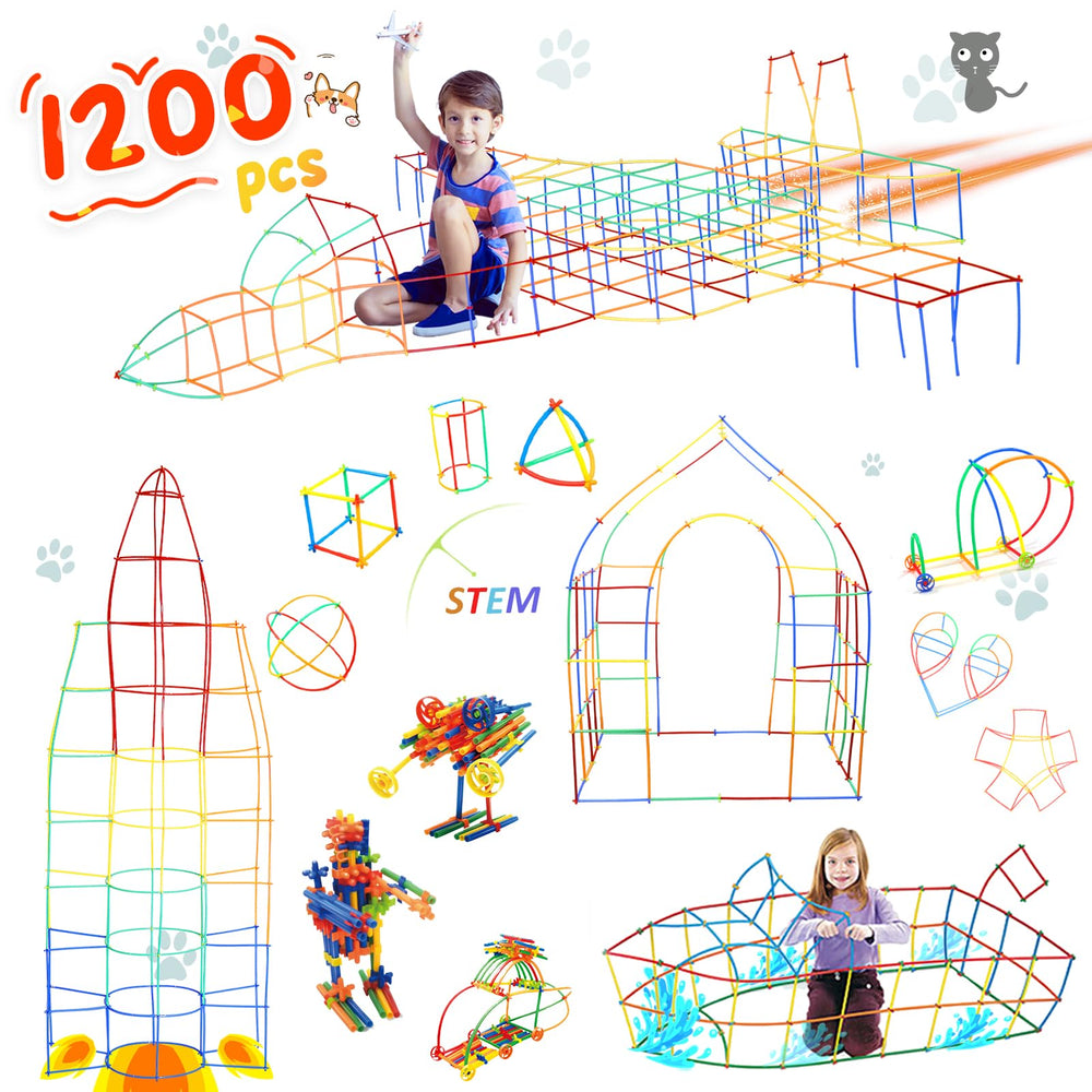 Ggiibro Straw Constructor cruise ship build encourages teamwork and spatial thinking.
