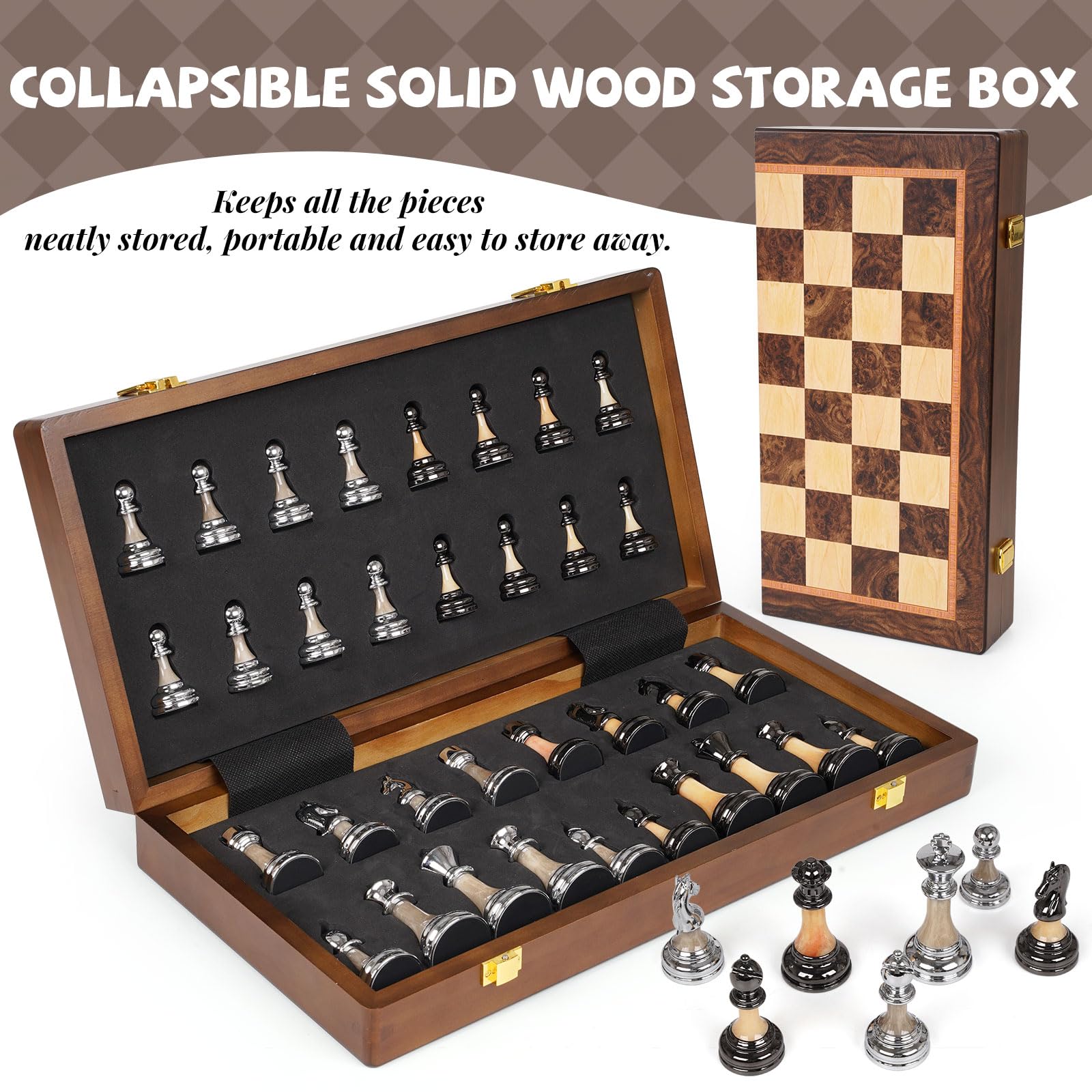 GHOOI weighted pieces provide stable handling during serious play