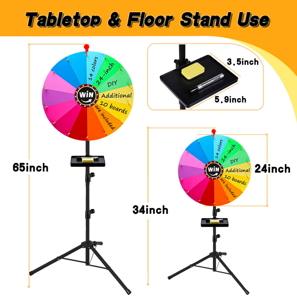 GHOSOONE 14 color sectors enable quick prize identification