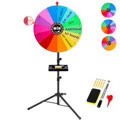 GHOSOONE 24-inch spinning wheel with stand for dynamic party games