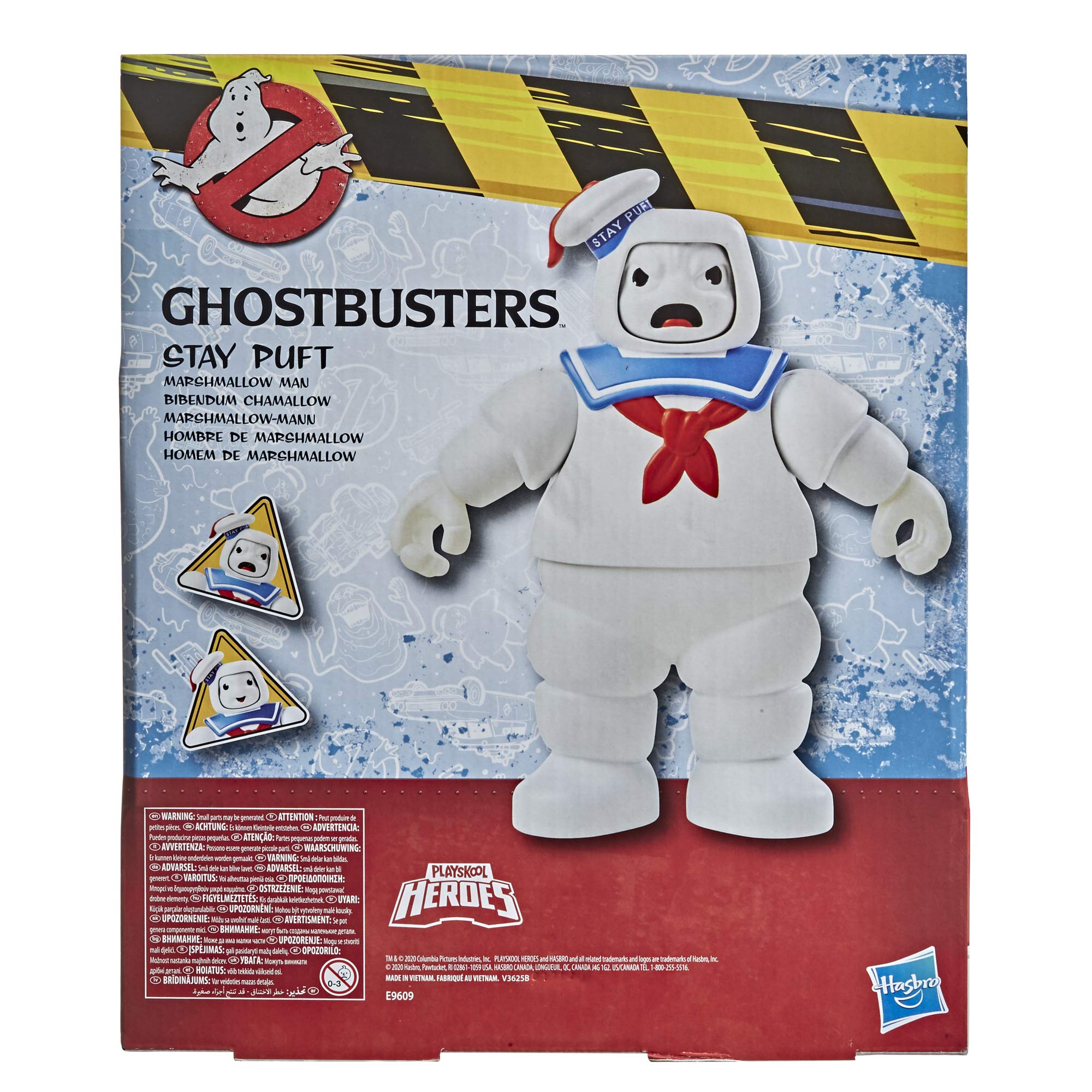 Ghostbusters Stay Puft Mega Mighties angry-face close-up for action scenes.