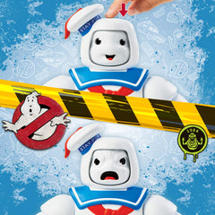 Ghostbusters Stay Puft Mega Mighties packaging is gift-ready for fans.