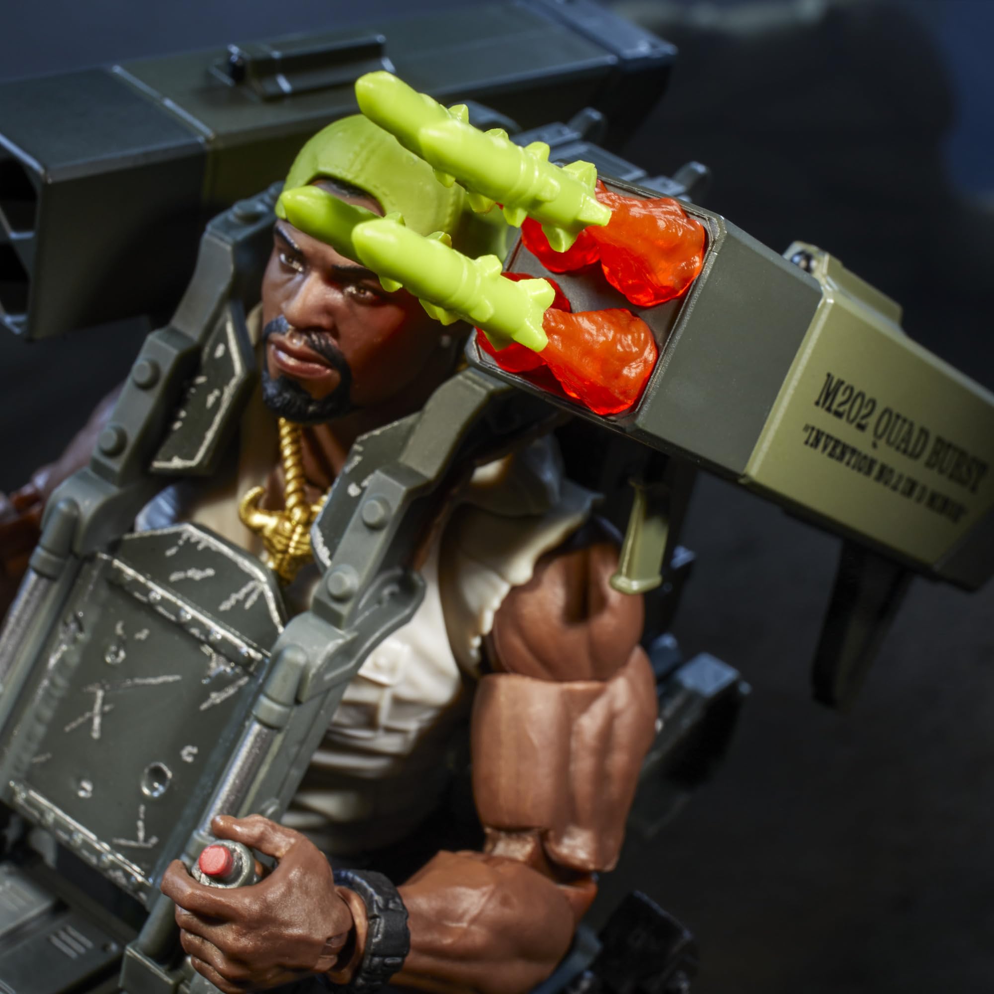 G.I. Joe alt head and hands enable customizable expressions
